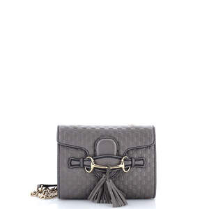 Emily Chain Flap Bag Microguccissima #236827G94B